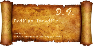 Drága István névjegykártya