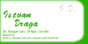istvan draga business card